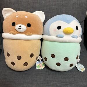 NWT Animal Boba Plushie Set
